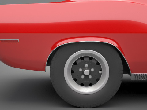 Generic Old Car 01 3D Model