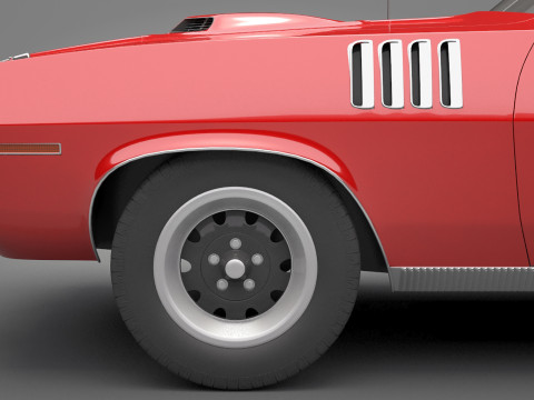 Generic Old Car 01 3D Model