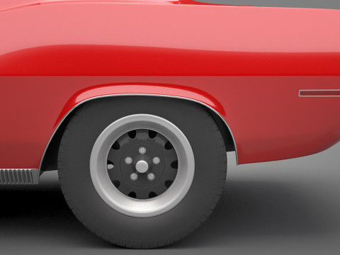 Generic Old Car 01 3D Model