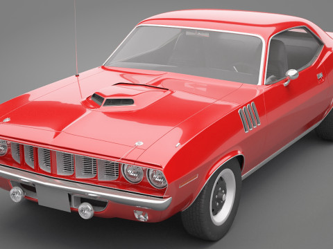 Generic Old Car 01 3D Model