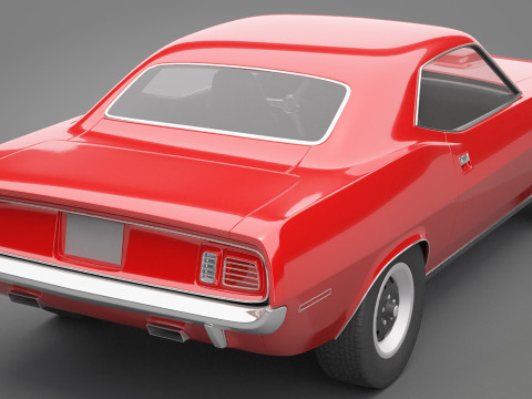 Generic Old Car 01 3D Model