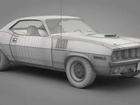 Generic Old Car 01 3D Model