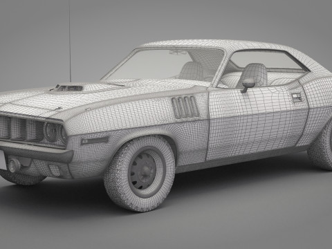 Generic Old Car 01 3D Model