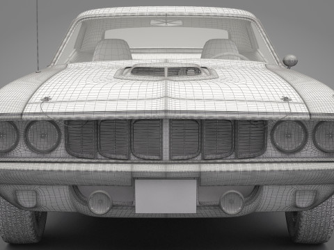 Generic Old Car 01 3D Model