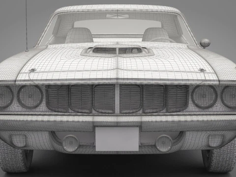 Generic Old Car 01 3D Model