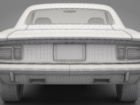 Generic Old Car 01 3D Model
