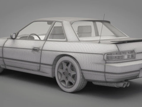 Generic car 01 3D Model