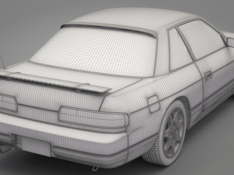 Generic car 01 Modelo 3D