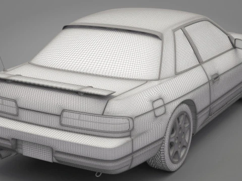 Generic car 01 3D Model