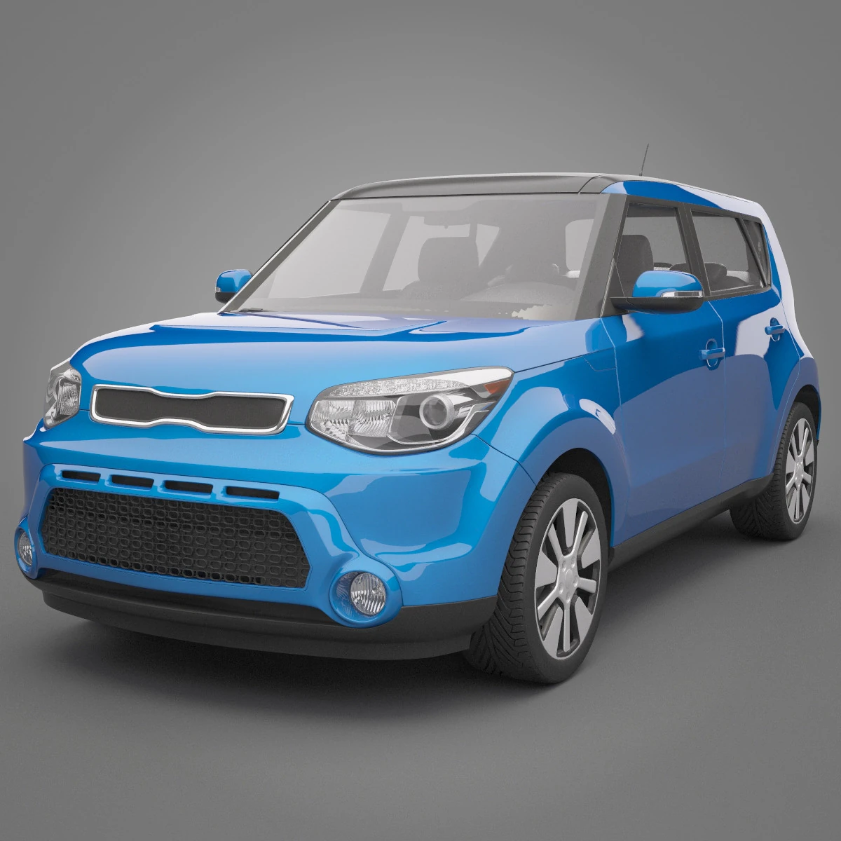 Generic Mini Car 01 3D Model .c4d .max .obj .3ds .fbx .stl .blend