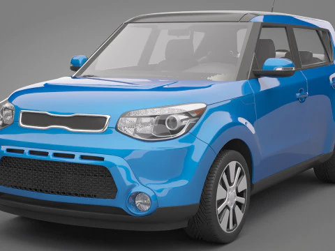 Generic Mini Car 01 3D Model