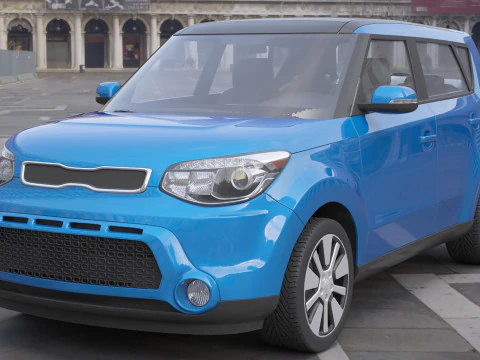 Generic Mini Car 01 3D Model