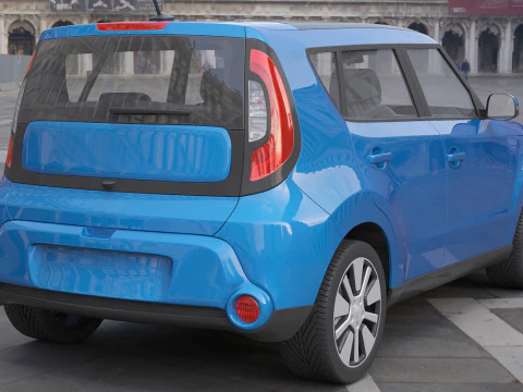 Generic Mini Car 01 3D Model