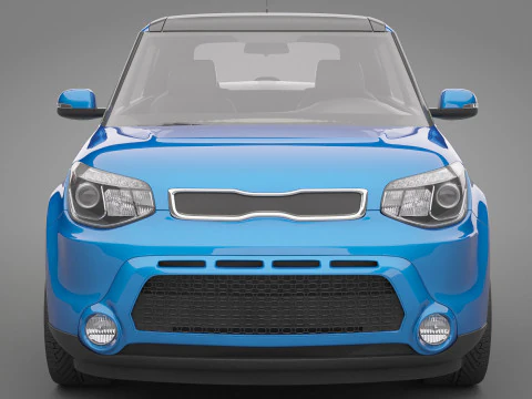 Generic Mini Car 01 3D Model