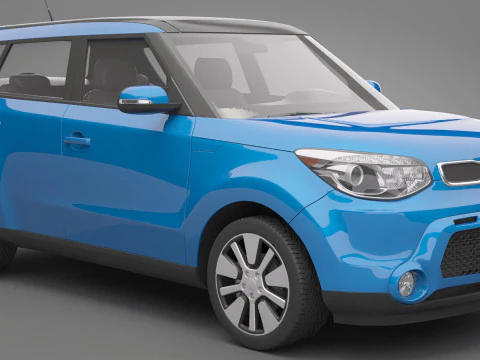 Generic Mini Car 01 3D Model