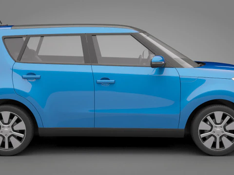 Generic Mini Car 01 3D Model