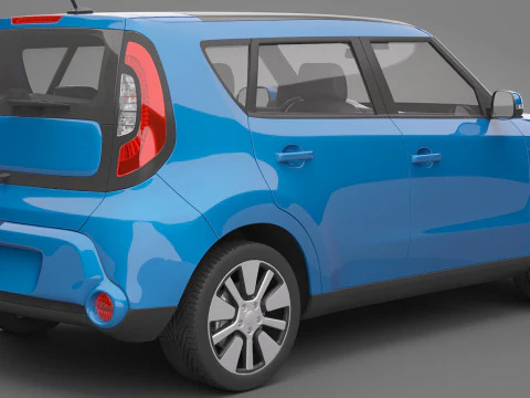 Generic Mini Car 01 3D Model