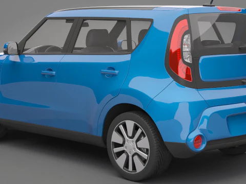 Generic Mini Car 01 3D Model