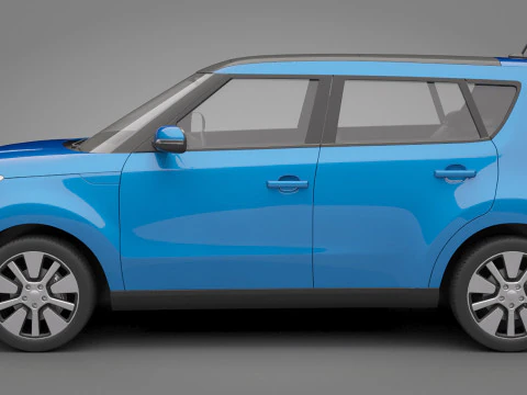 Generic Mini Car 01 3D Model