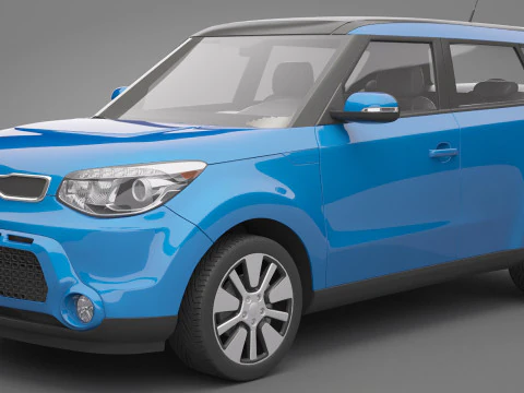 Generic Mini Car 01 3D Model
