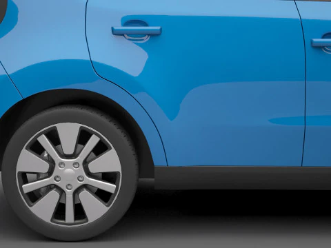 Generic Mini Car 01 3D Model