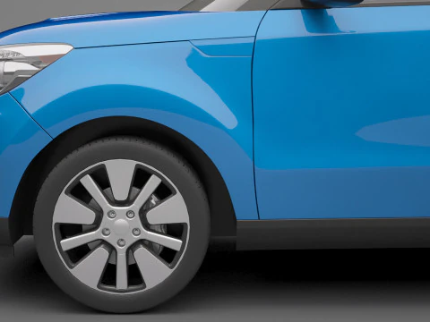 Generic Mini Car 01 3D Model