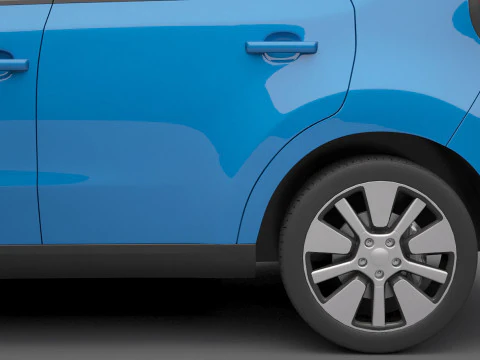 Generic Mini Car 01 3D Model