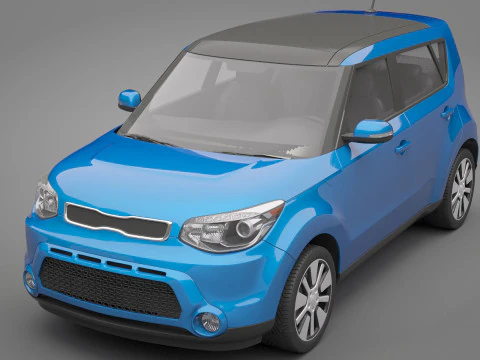 Generic Mini Car 01 3D Model