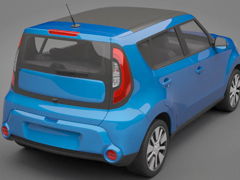Generic Mini Car 01 3D Model