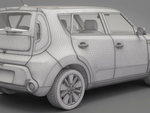 Generic Mini Car 01 3D Model