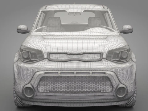 Generic Mini Car 01 3D Model