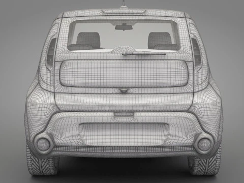 Generic Mini Car 01 3D Model