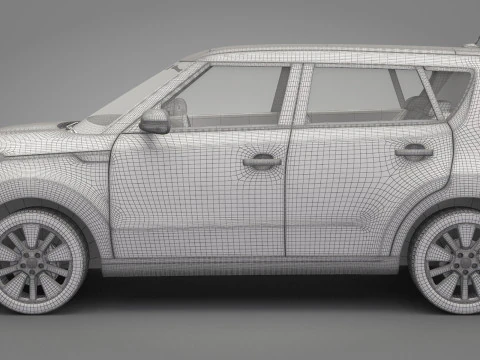 Generic Mini Car 01 3D Model