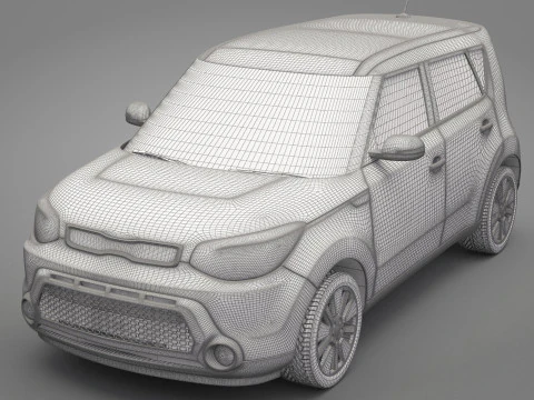 Generic Mini Car 01 3D Model
