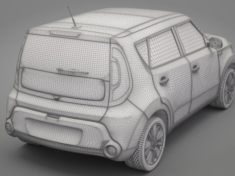 Generic Mini Car 01 Modelo 3D
