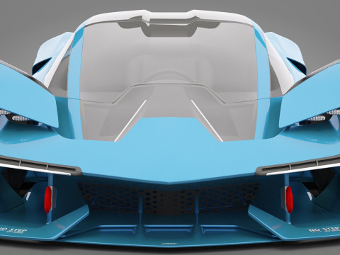 Generic Sport Car 01 3D मॉडल