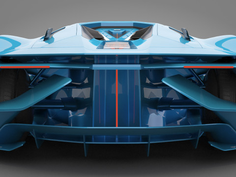 Generic Sport Car 01 3D मॉडल