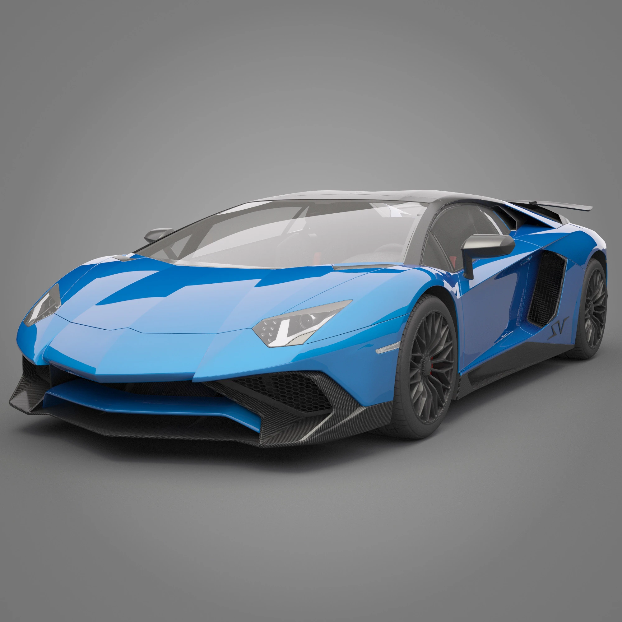 Carro Esportivo Gen&eacute;rico 02 Modelo 3D .c4d .max .obj .3ds .fbx .stl .blend 