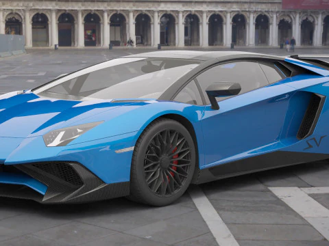 Carro Esportivo Gen&eacute;rico 02 Modelo 3D