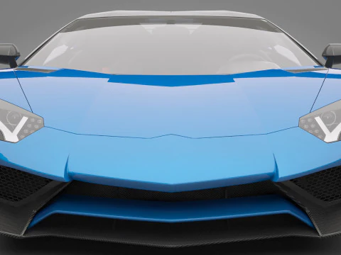 Carro Esportivo Gen&eacute;rico 02 Modelo 3D