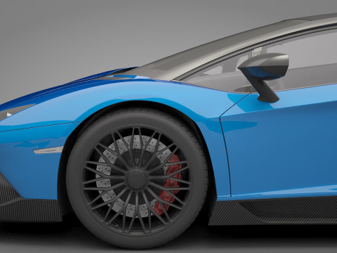 Generic Sport Car 02 3D Model