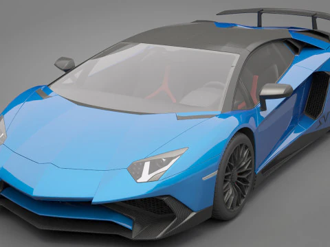Carro Esportivo Gen&eacute;rico 02 Modelo 3D