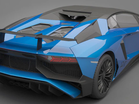 Carro Esportivo Gen&eacute;rico 02 Modelo 3D