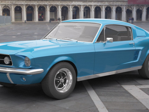 Generic Old Car 02 3Dモデル