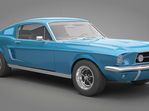 Generic Old Car 02 3Dモデル