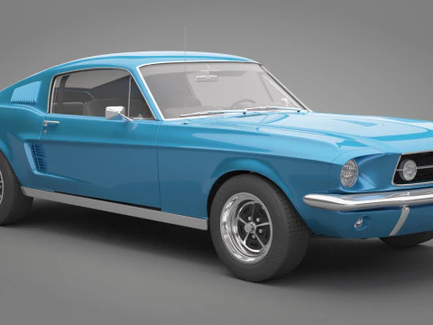 Generic Old Car 02 3D Model