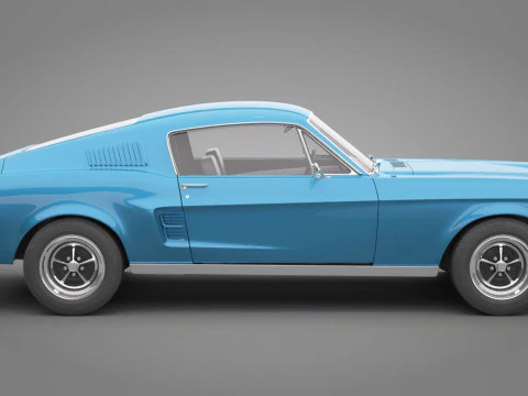 Generic Old Car 02 3D Model