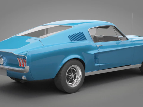 Generic Old Car 02 3D Model