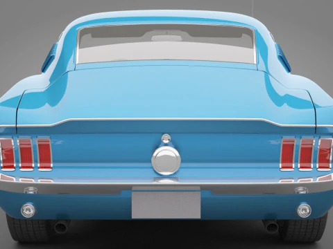 Generic Old Car 02 3D Model