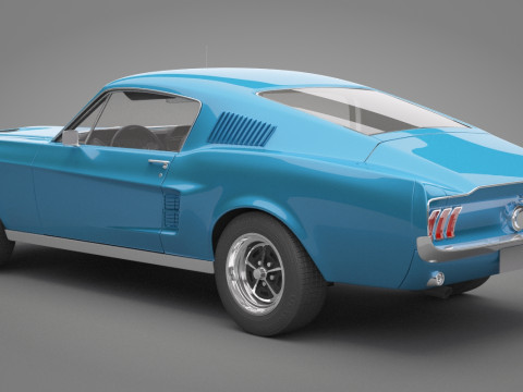 Generic Old Car 02 3Dモデル